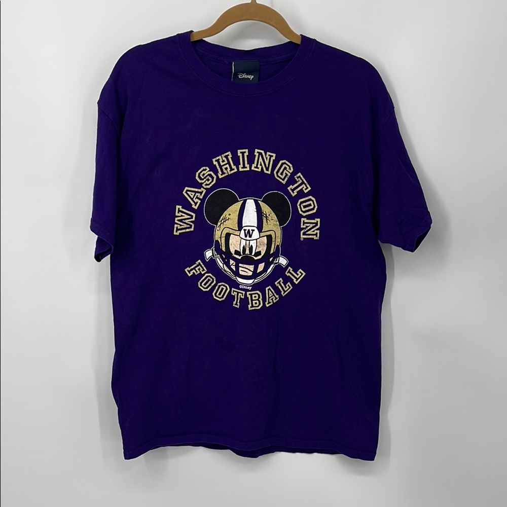 Disney UW Football Mickey Mouse Men’s Tee Size L